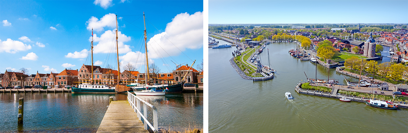 Medemblik Enkhuizen haven 