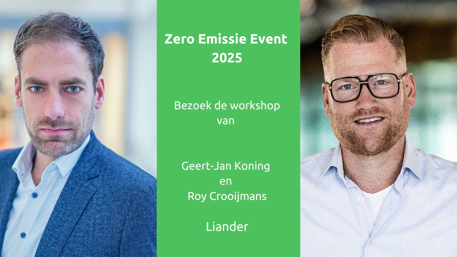 Liander sprekers zero emissie 2025