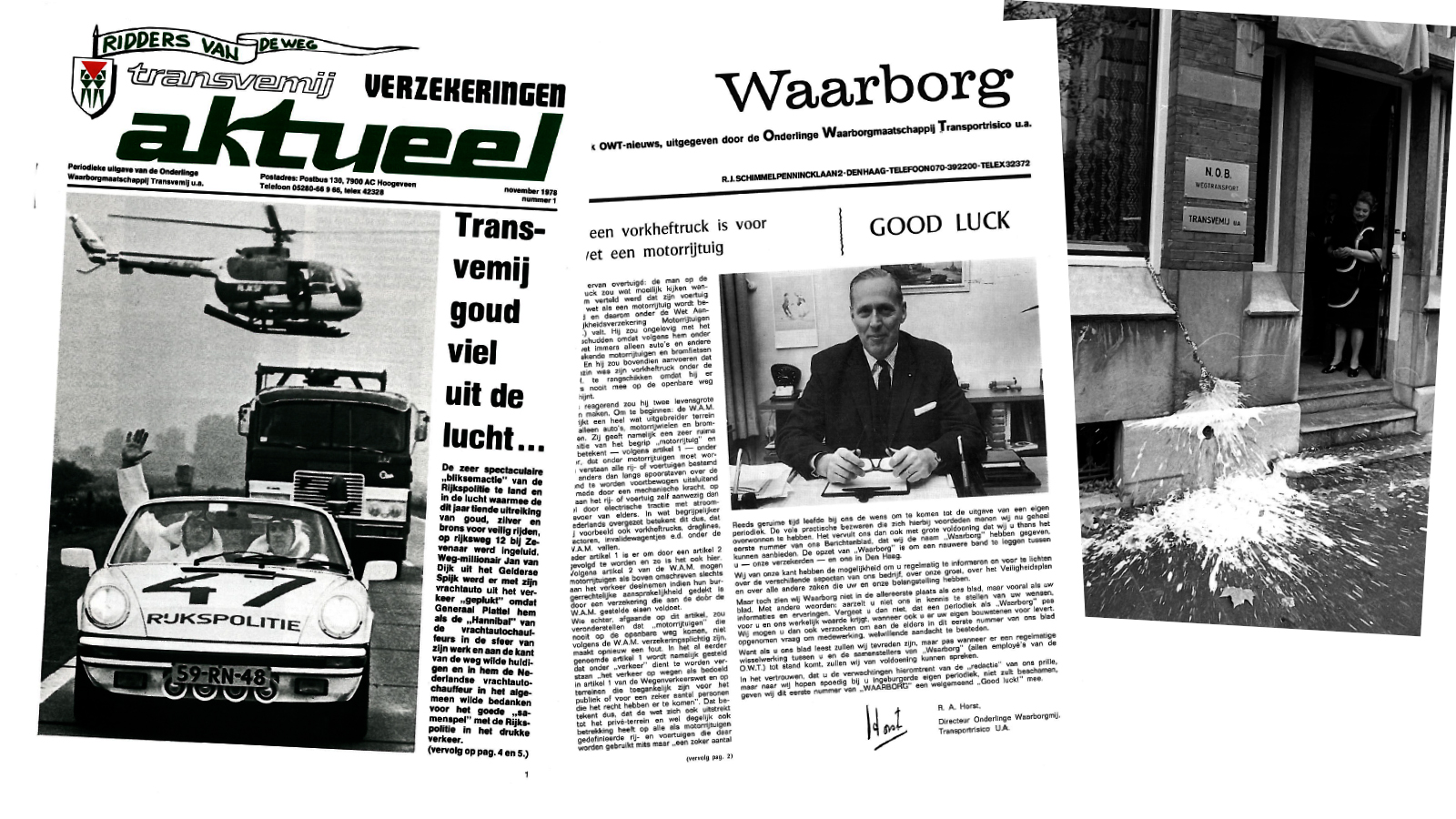 TVM 1968 krantenartikelen en omdoping van Transportrisico