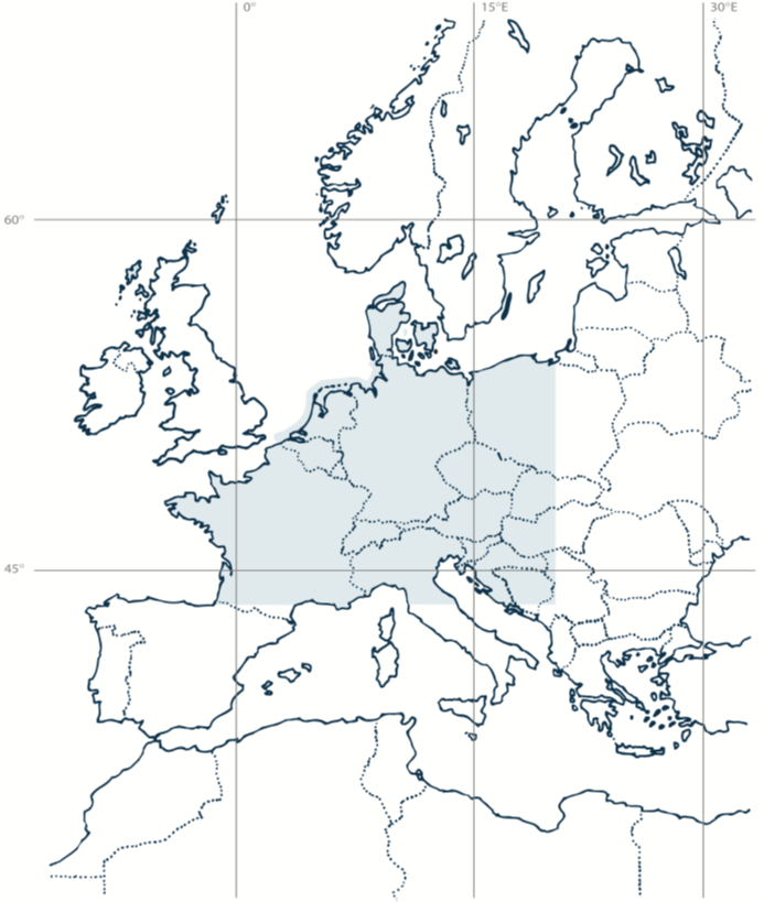 Vaargebied standaard
