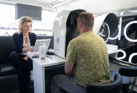 oogmeting op locatie | TVM verzekeringen 