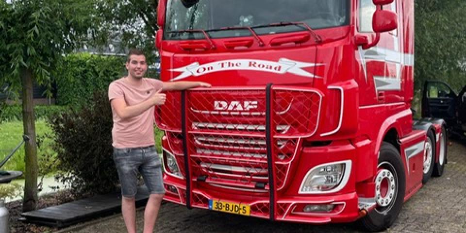 Eigen rijder chauffeur Ruben Verkleij 