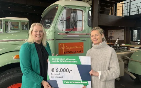 TVM foundation doneert aan Stichting de Makelij in Dedemsvaart