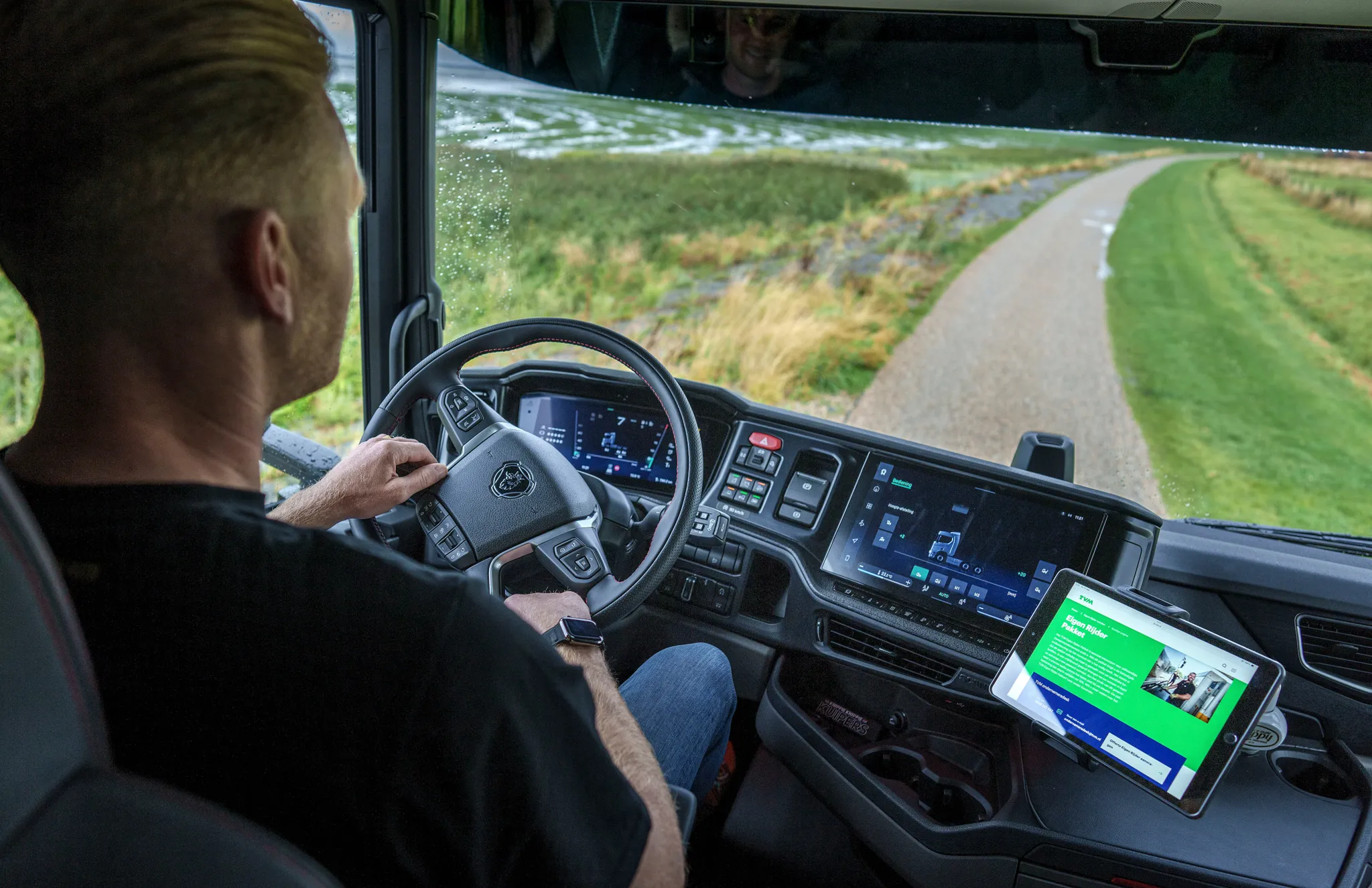 Eigen rijder - vrachtwagenchauffeur Martijn kuipers| TVM verzekeringen 