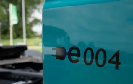 schade aan elektrische vrachtwagen