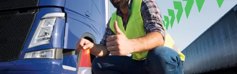 man met vinkjes